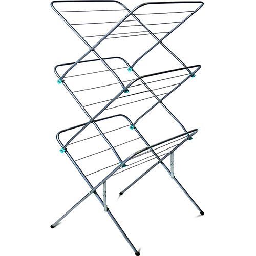 Сушилка напольная НИКА вертикальная (серебряный)