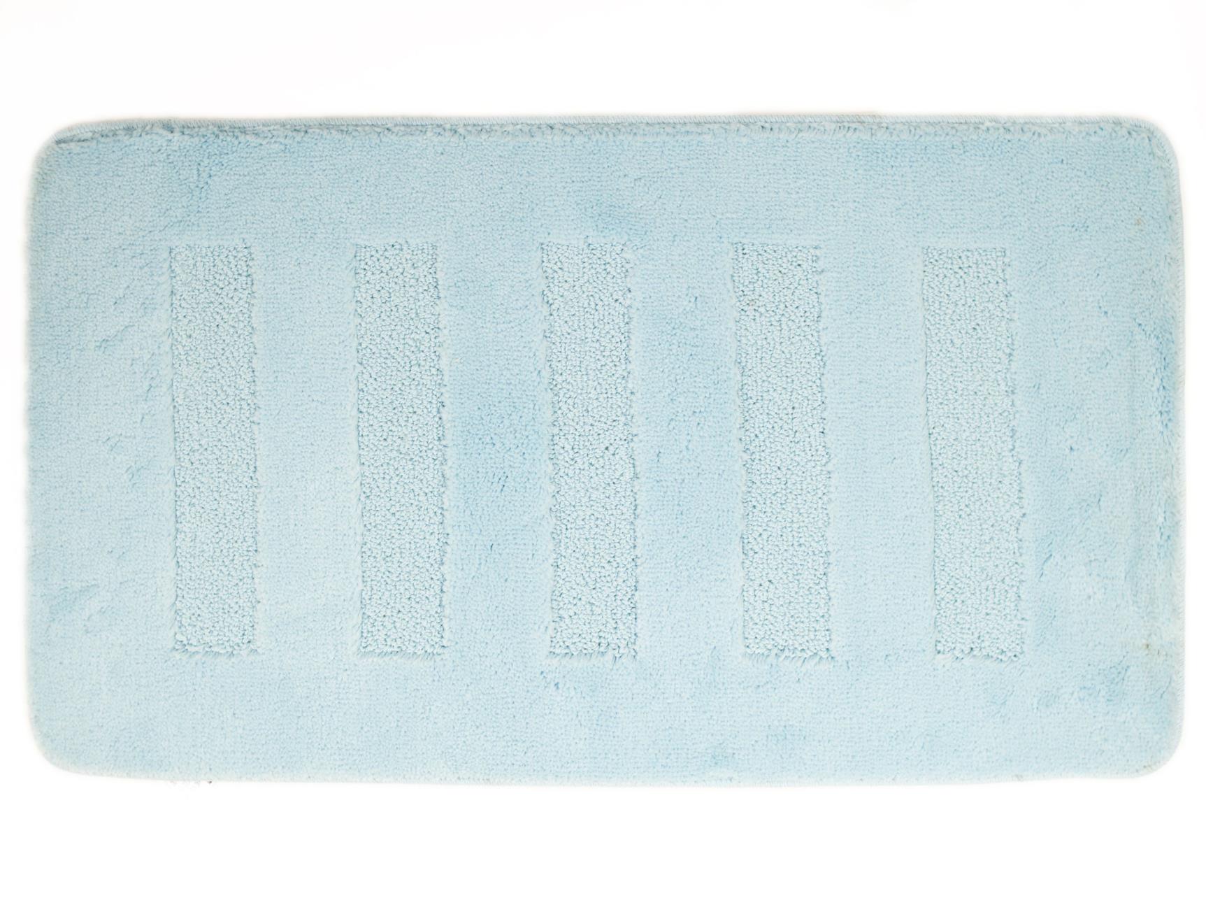 Коврик для в/к AQUA-PRIME Melany из 1 шт 50х80см 20мм (светло-голубой)