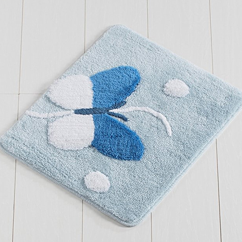 Коврик для в/к CASTAFIORE AKRYL из 1 шт 50х60см MARI светло-голубой