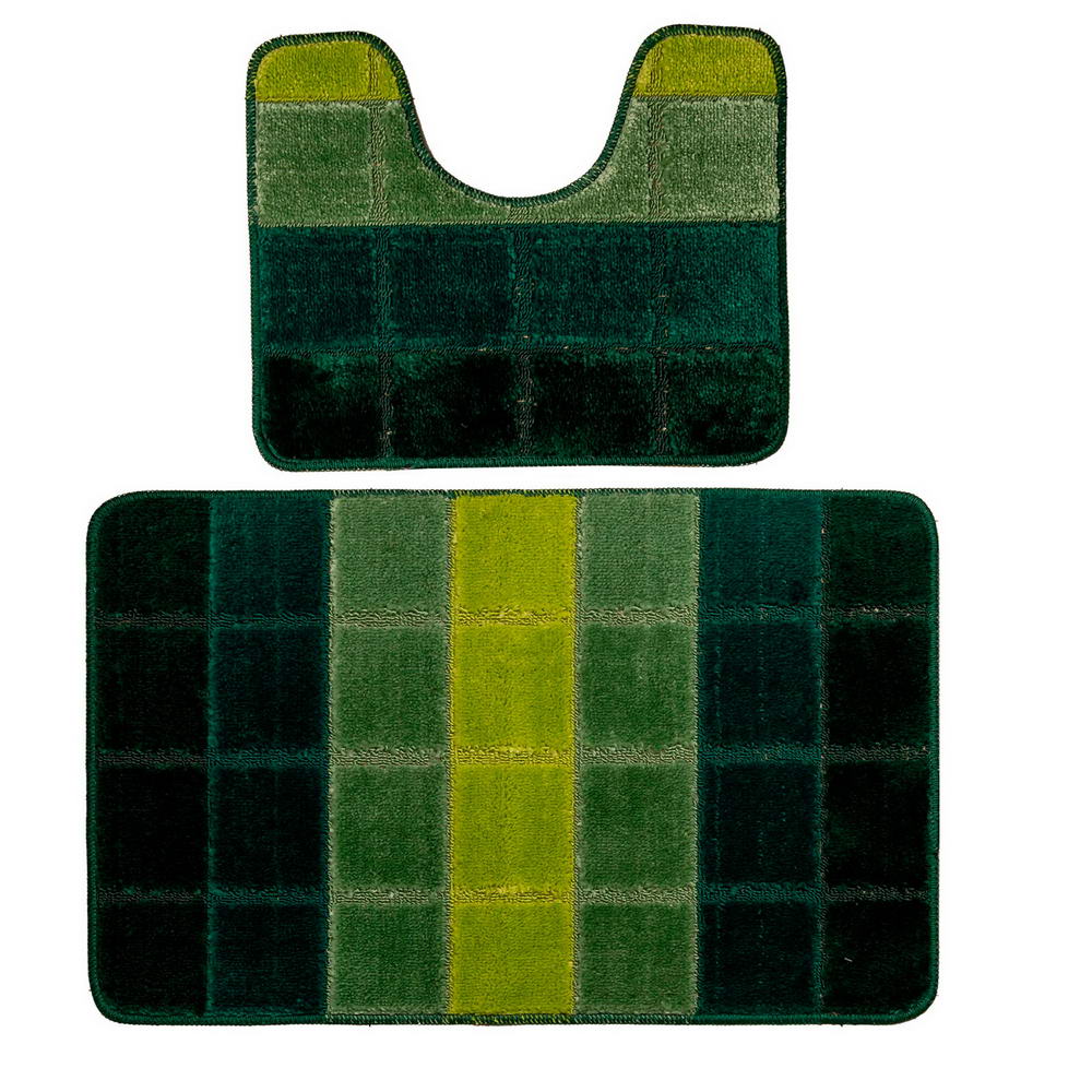 Коврик для в/к DKTX Comfort Quadro из 2 шт 60х100/50х60см 10мм (зеленый)