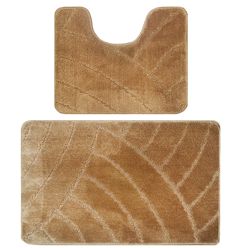 Комплект ковриков для в/к BANYOLIN CLASSIC из 2 шт 60х100/50х60см 11мм коричневый