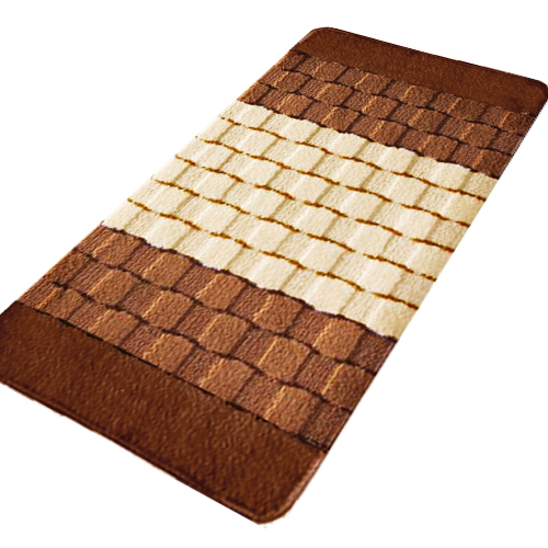 Коврик BANYOLIN SILVER из 1-шт 80х120см 11мм коричневый