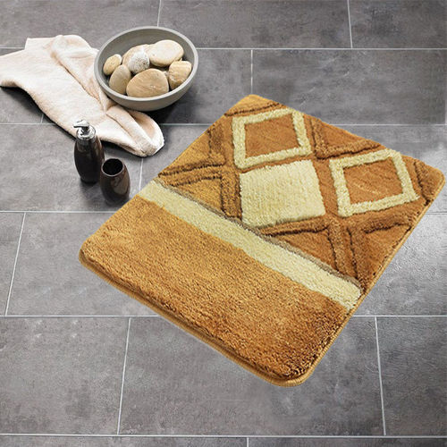 Коврик для в/к CASTAFIORE AKRYL из 1 шт 50х60см JANE карамельный