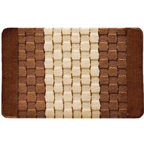 Коврик BANYOLIN SILVER из 1-шт 50х80см 11мм коричневый
