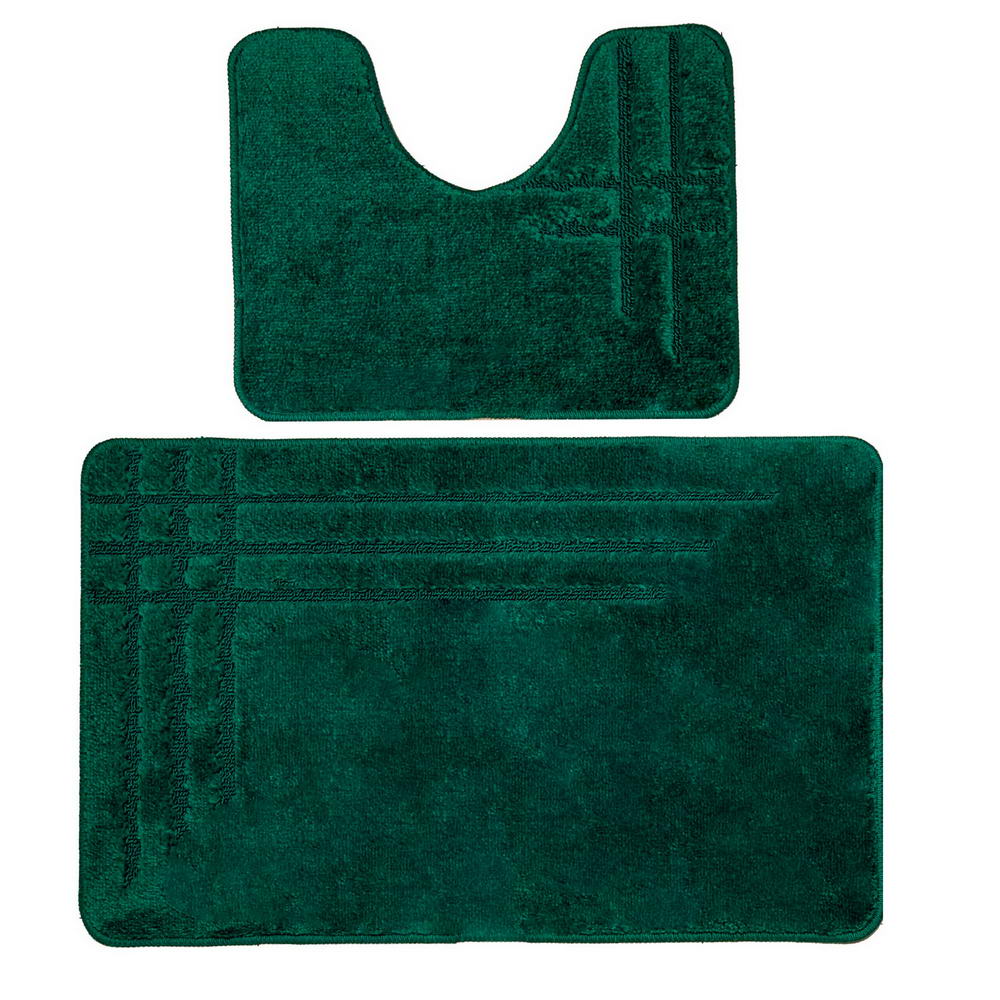 Коврик для в/к DKTX Comfort Linea из 2 шт 60х100/50х60см 10мм (бирюзовый)