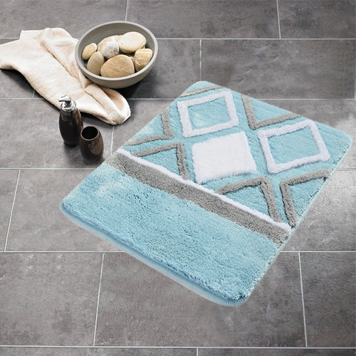 Коврик для в/к CASTAFIORE AKRYL из 1 шт 50х60см JANE голубой