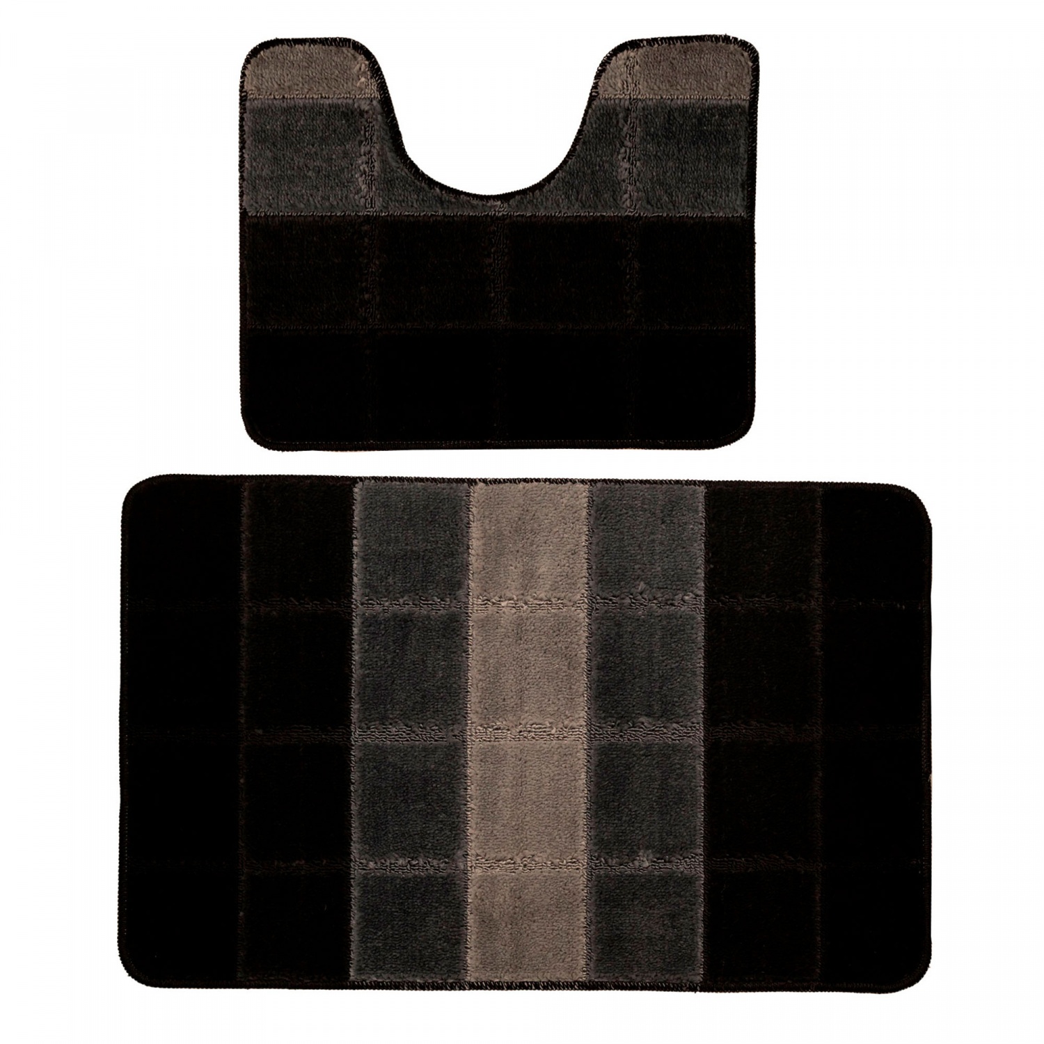 Коврик для в/к DKTX Comfort Quadro из 2 шт 60х100/50х60см 10мм (серый)