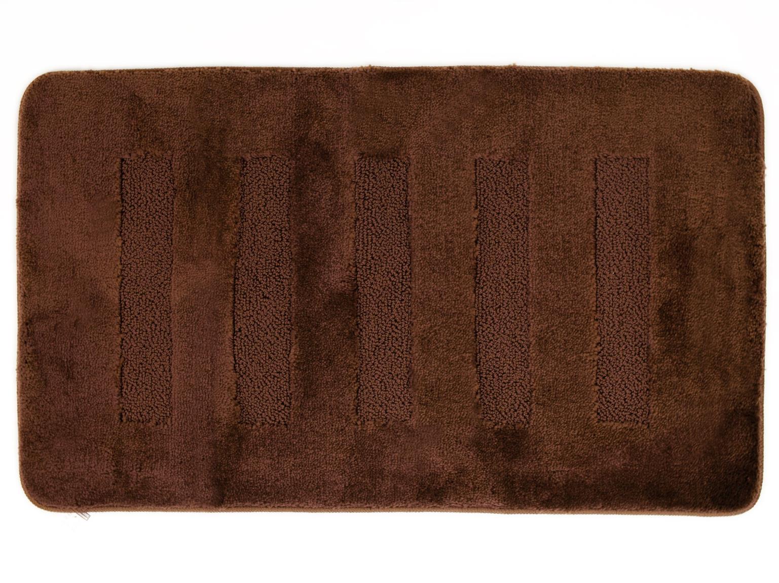 Коврик для в/к AQUA-PRIME Melany из 1 шт 50х80см 20мм (темно-коричневый)