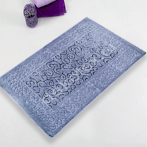 Коврик для в/к CASTAFIORE NATURALE из 1 шт 60х100см хлопковый MODELLO 11 8мм серый