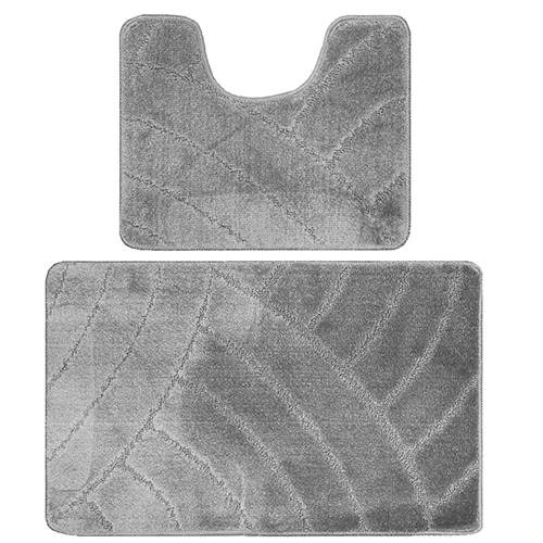 Комплект ковриков для в/к BANYOLIN CLASSIC из 2 шт 60х100/50х60см 11мм серый
