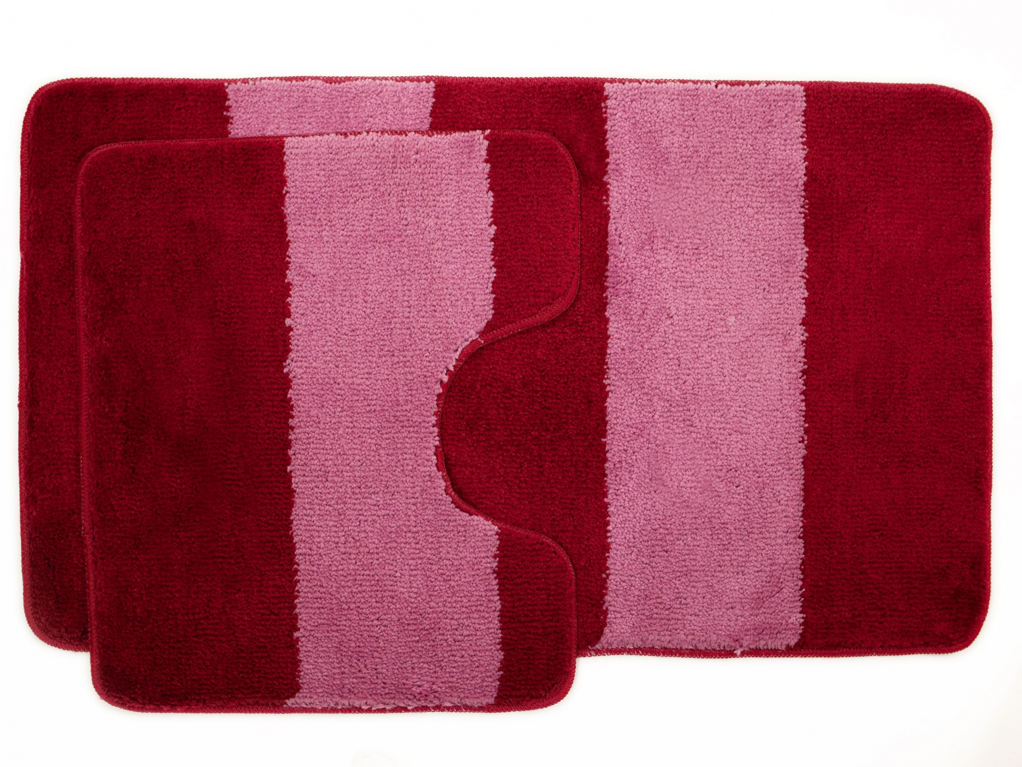 Комплект ковриков для в/к AQUA-PRIME Be'Maks Multi из 2 шт 60х100/60х50см 174-166 18мм (бордо)