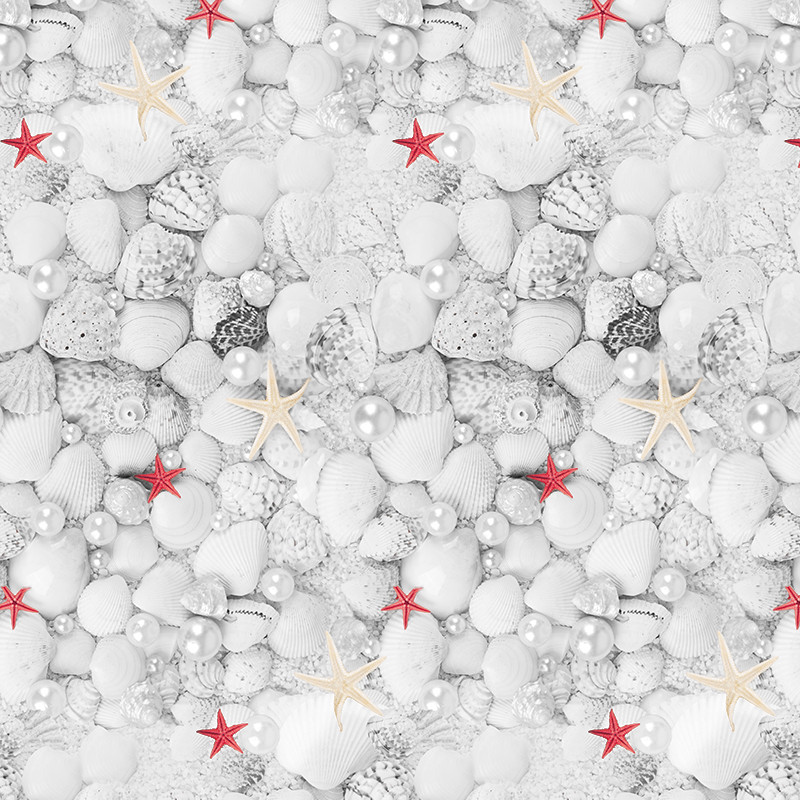 Шторы для ванн полиэстер MIRANDA DIGITAL PEARL (серый)