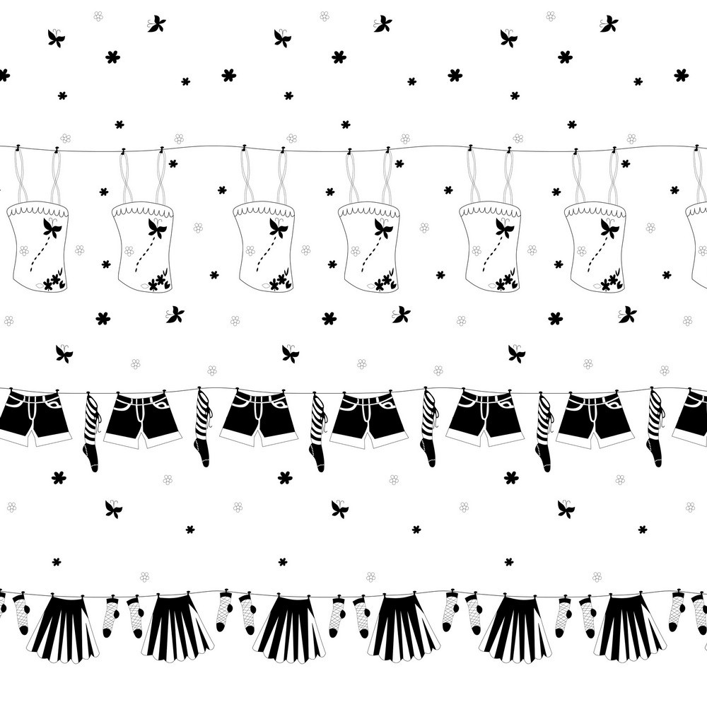 Штора для ванной комнаты полиэстер MIRANDA DRESSY черный