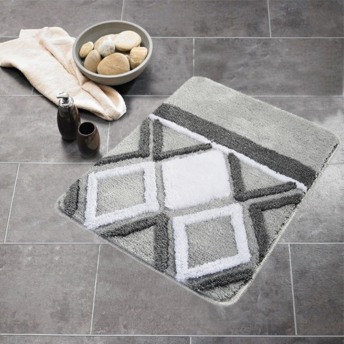 Коврик для в/к CASTAFIORE AKRYL из 1 шт 50х60см JANE серый