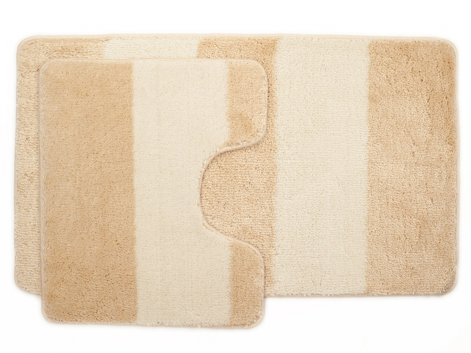 Комплект ковриков для в/к AQUA-PRIME Be'Maks Multi из 2 шт 60х100/60х50см 153-154 18мм (беж)