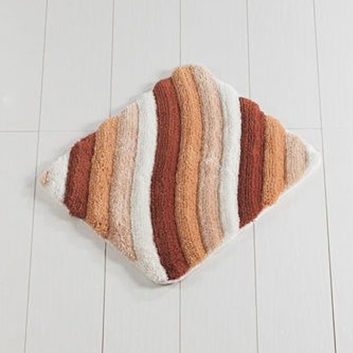 Коврик для в/к CASTAFIORE AKRYL из 1 шт 50х60см COLORFUL оранжевый