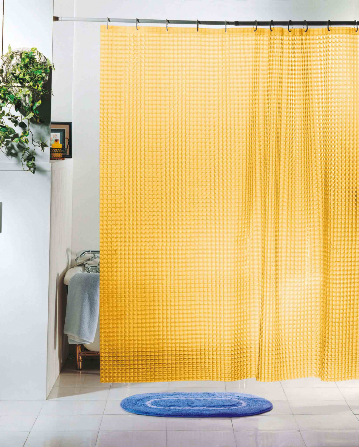 Шторы для ванн 3D 240-A1 180х180см оранжевый