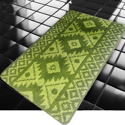 Коврик для в/к BANYOLIN CLASSIC COLOR из 1 шт 60х100см Орнамент11 мм (зеленый)