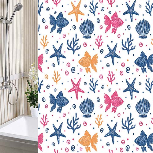 Шторы для ванн полиэтилен "Одиссея" 180х180см (белый)